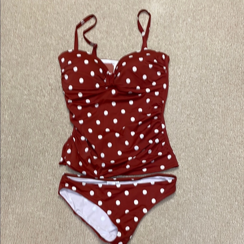 Boden White and Brown Bikini Swimwear